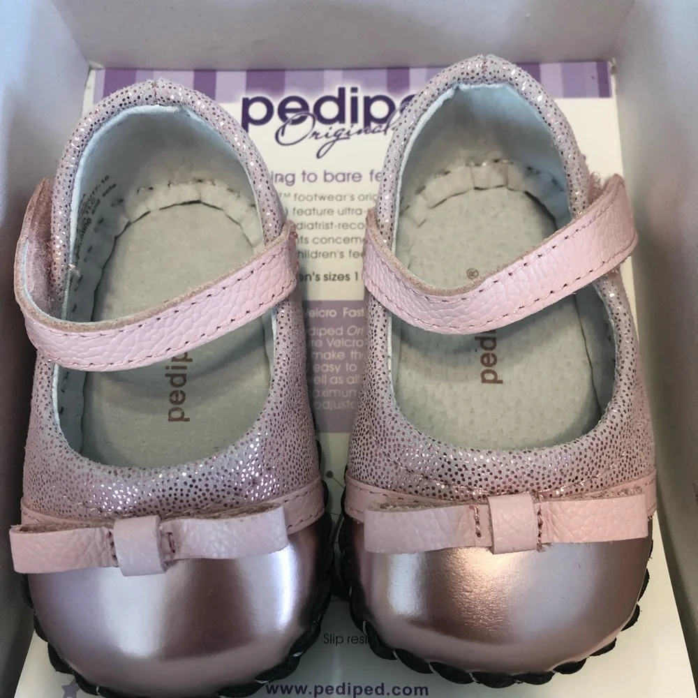 Pediped Penny Pink Baby Shoes XS 0-6 Months